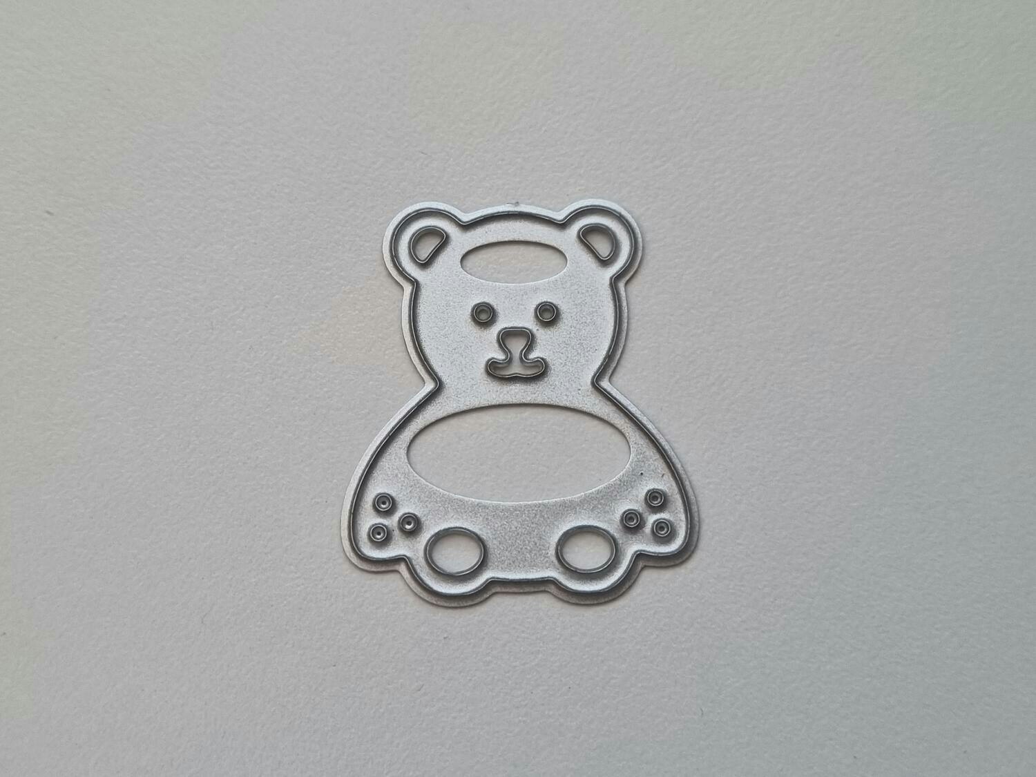 Scrapbooking, dies, cutting dies - Liten nalle / björn
