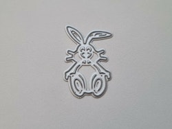 Scrapbooking, dies, cutting dies - Liten kanin