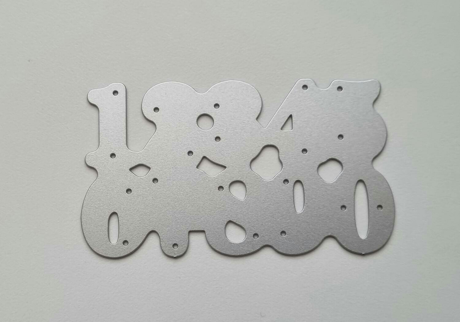 Scrapbooking, dies, cutting dies (siffrorna 0-9)