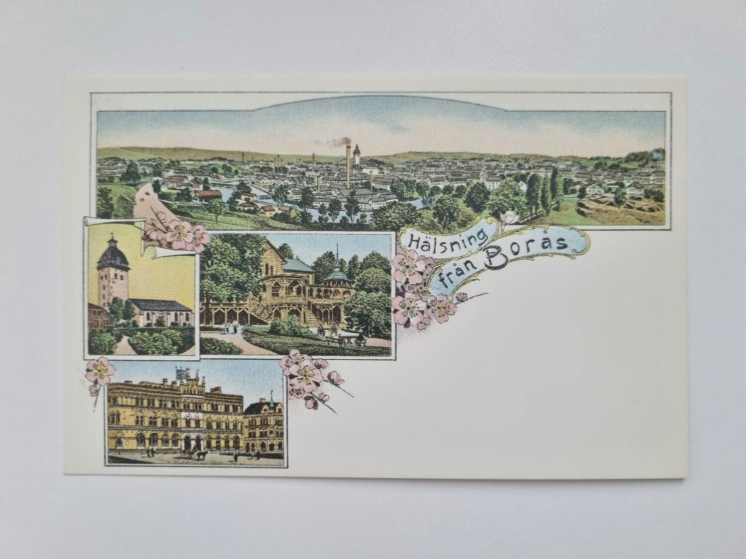 Vykort - Brefkort - Hälsning från Borås