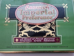 Vintage plåtask / cigarettask Abdulla Imperial Preference. London