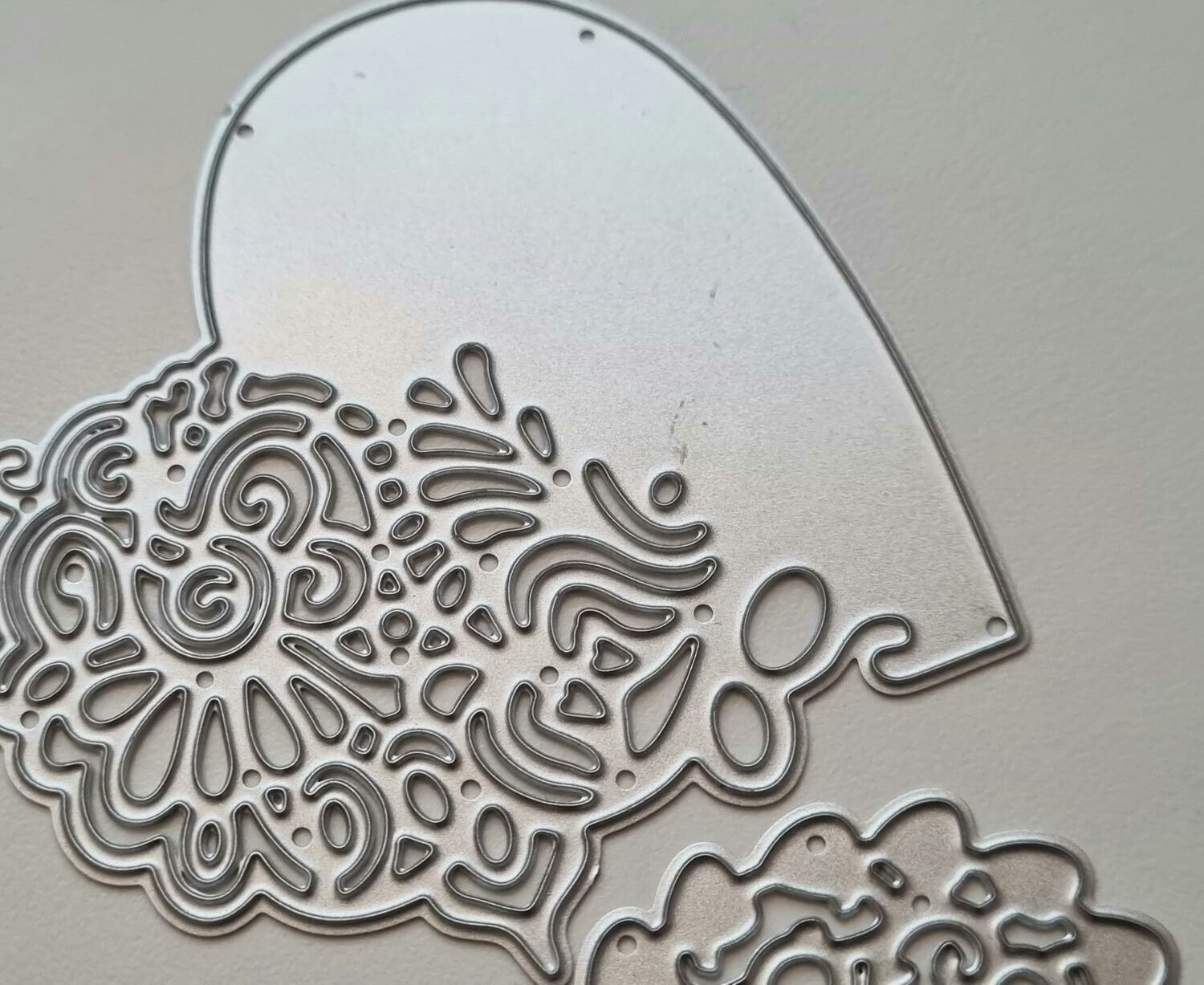 Scrapbooking, dies, cutting dies (hjärtan, 4 st)