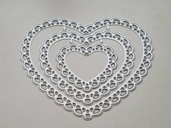 3 st härtan. Scrapbooking, dies, cutting dies