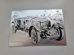 Vykort - 1928 4½ Litre Bently