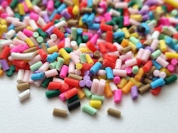 1000 st små strössel av mjuk lera, polymerlera för scrapbooking