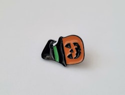 Pins, Pumpa med hatt, Halloween