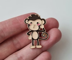 Pin, gullig liten apa