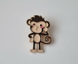 Pin, gullig liten apa
