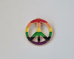 Pins, HBTQ - Peace, fredsmärke