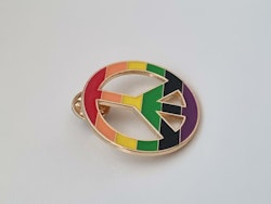 Pins, HBTQ - Peace, fredsmärke