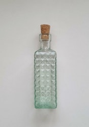 1 st Glasflaska med kork (10,6 x 3 cm, 83 gram)