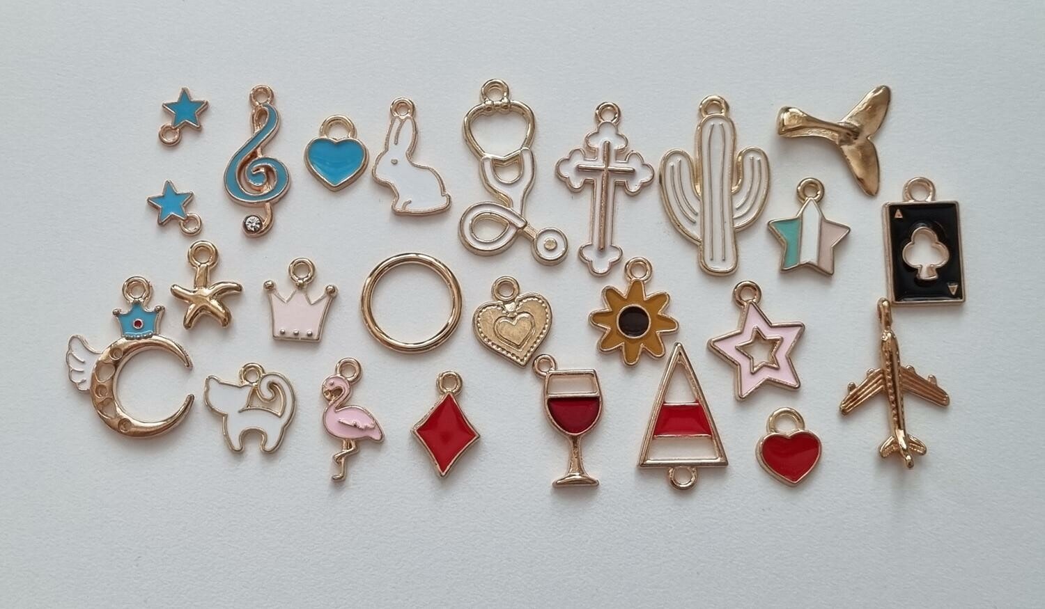 25 st söta Berlocker Charms Hängen för smyckestillverkning