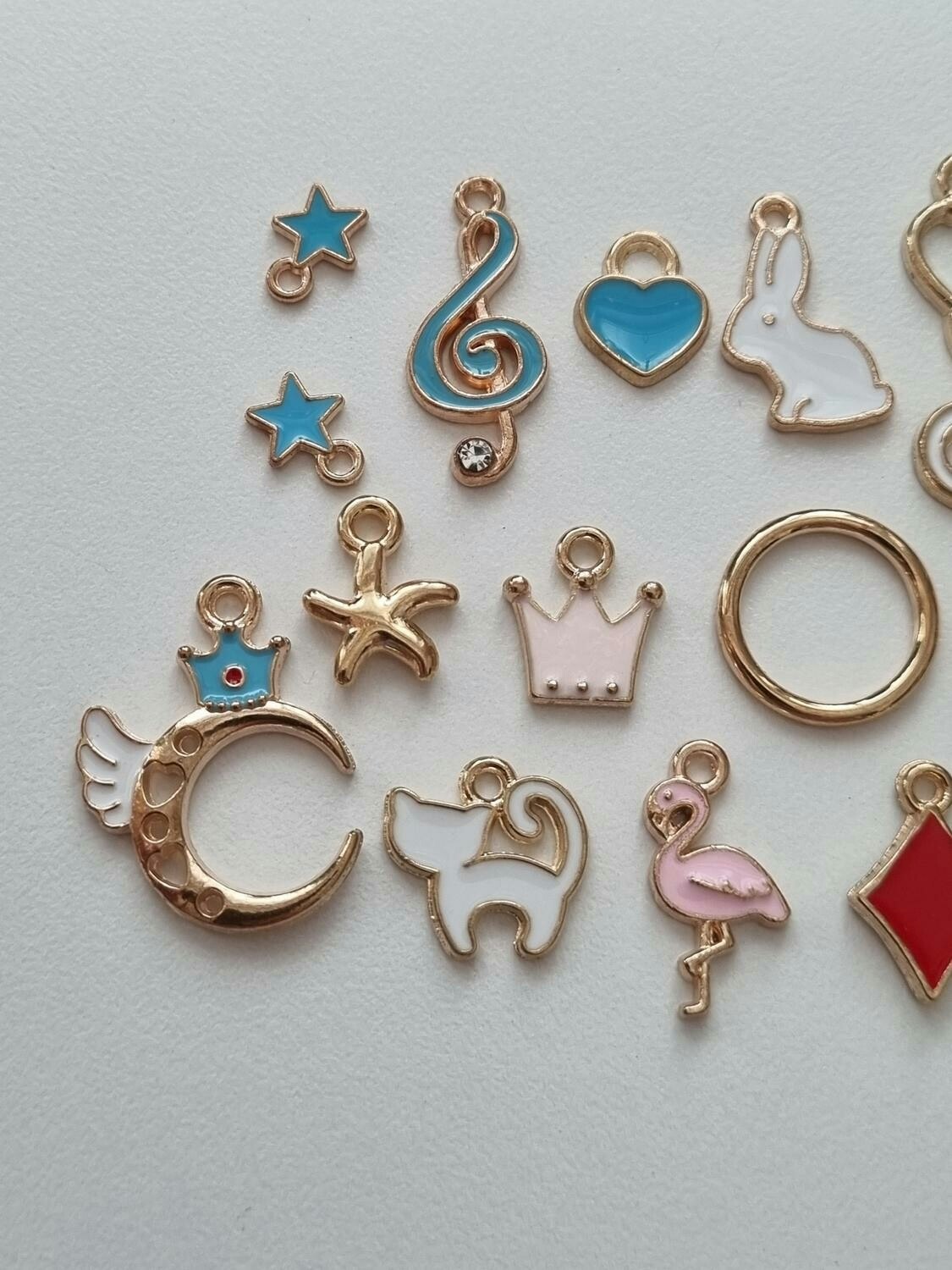25 st söta Berlocker Charms Hängen för smyckestillverkning