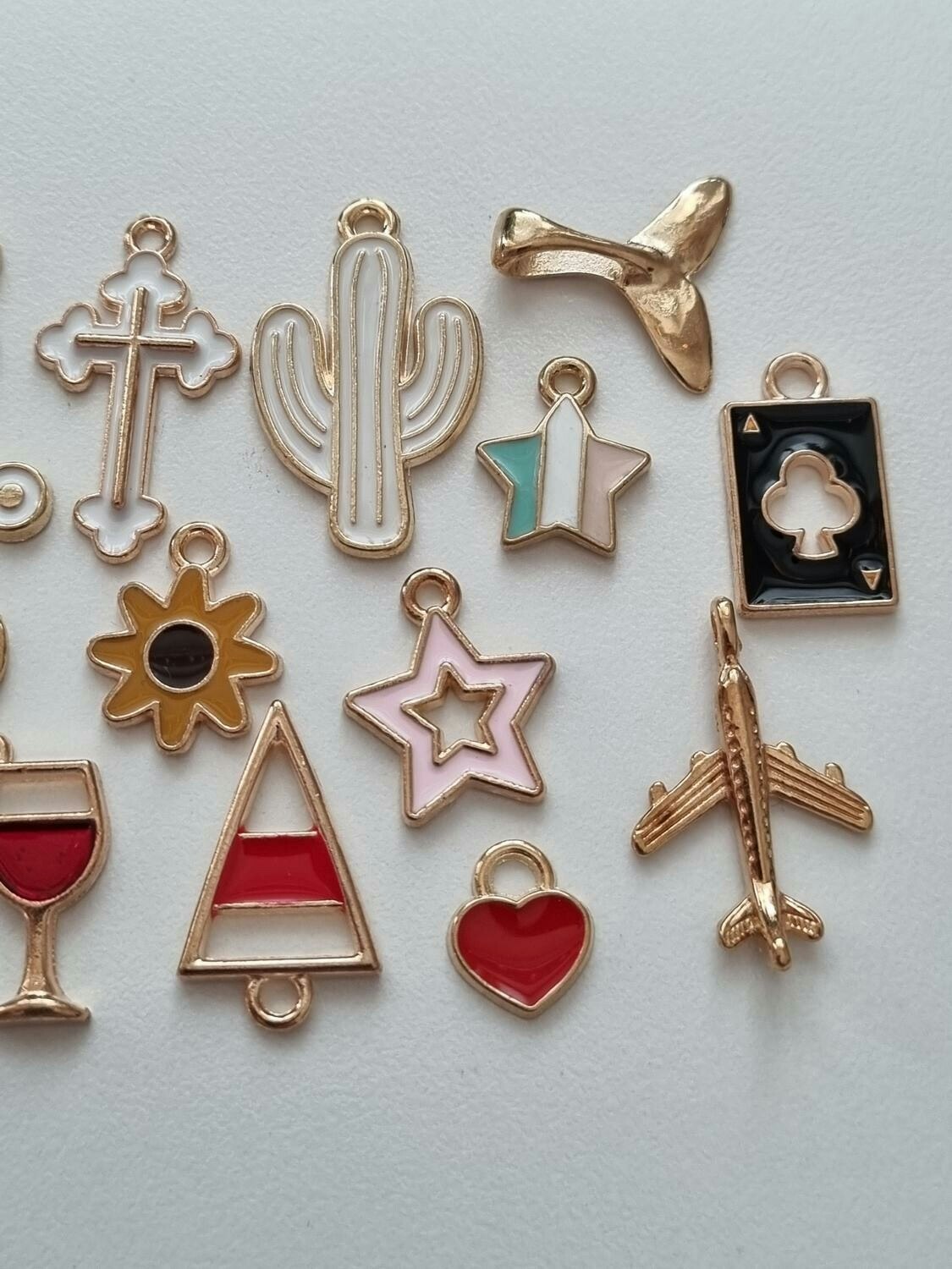 25 st söta Berlocker Charms Hängen för smyckestillverkning