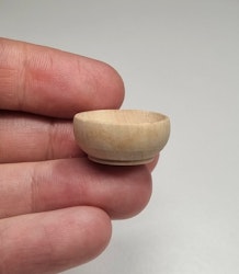 Fat, träskål, serveringsskål - Miniatyr till dockskåp, tittskåp med mera