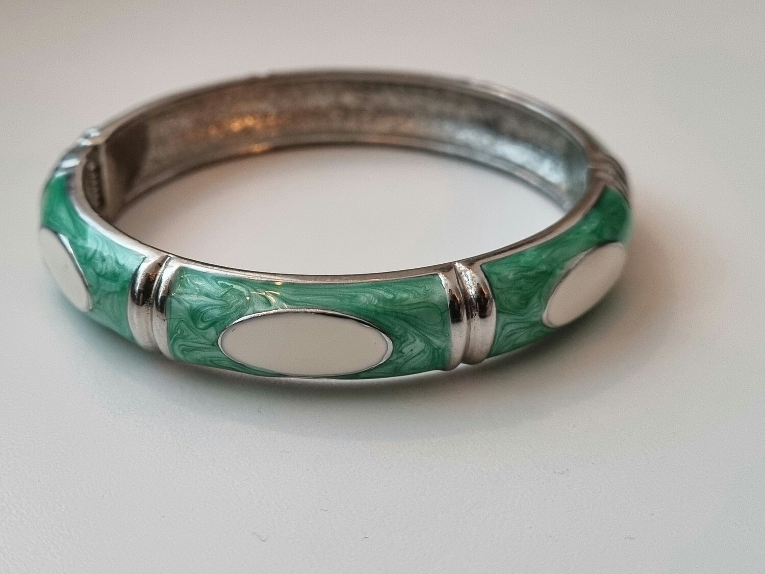 Stilrent armband (turkos/grönt)