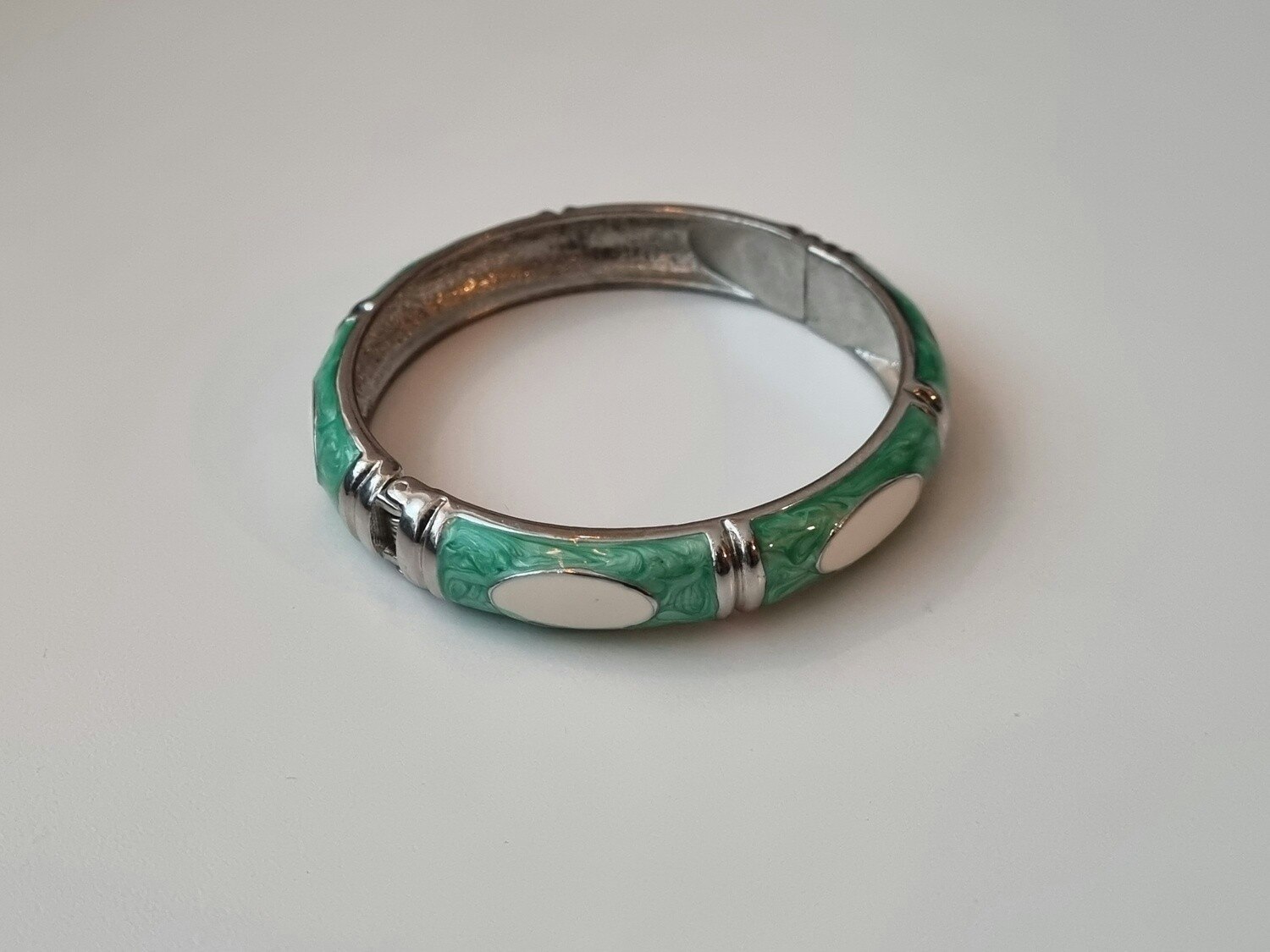 Stilrent armband (turkos/grönt)