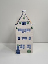 Miniatyrhus, minihus - Delftware Handwork Designed by Elesva (hus nr 8)