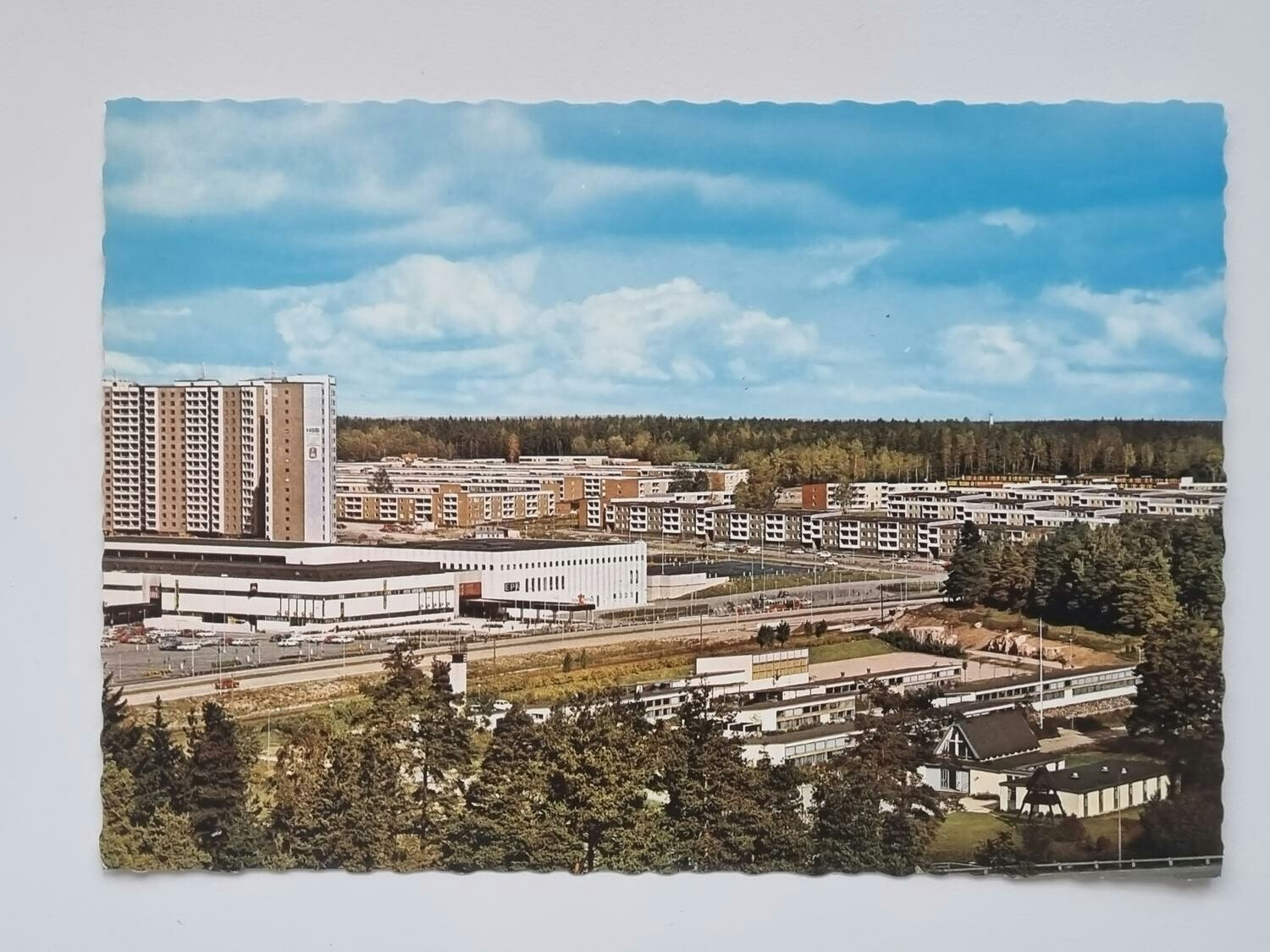 Vykort - Täby centrum