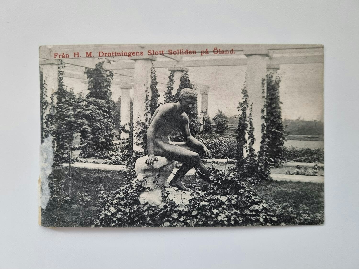 Vykort / brevkort H. M. Drottningens Slott Solliden på Öland 1909