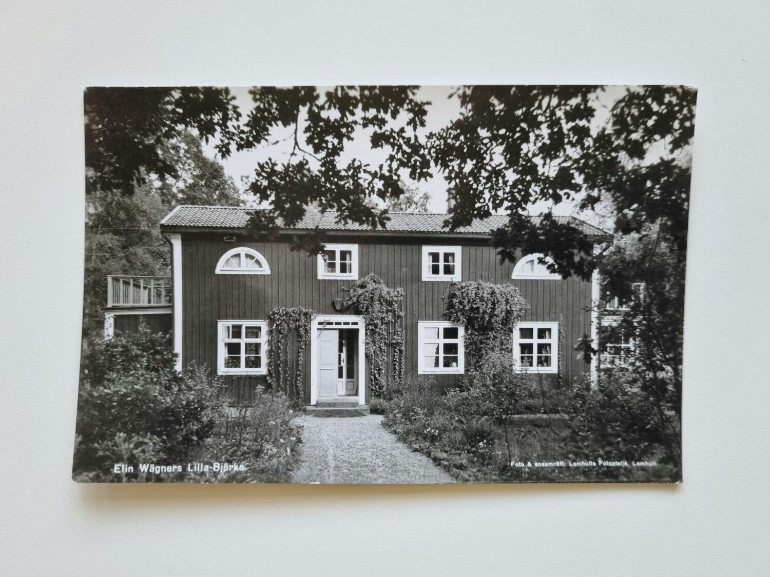 Vykort Elin Wägner's House in Berg