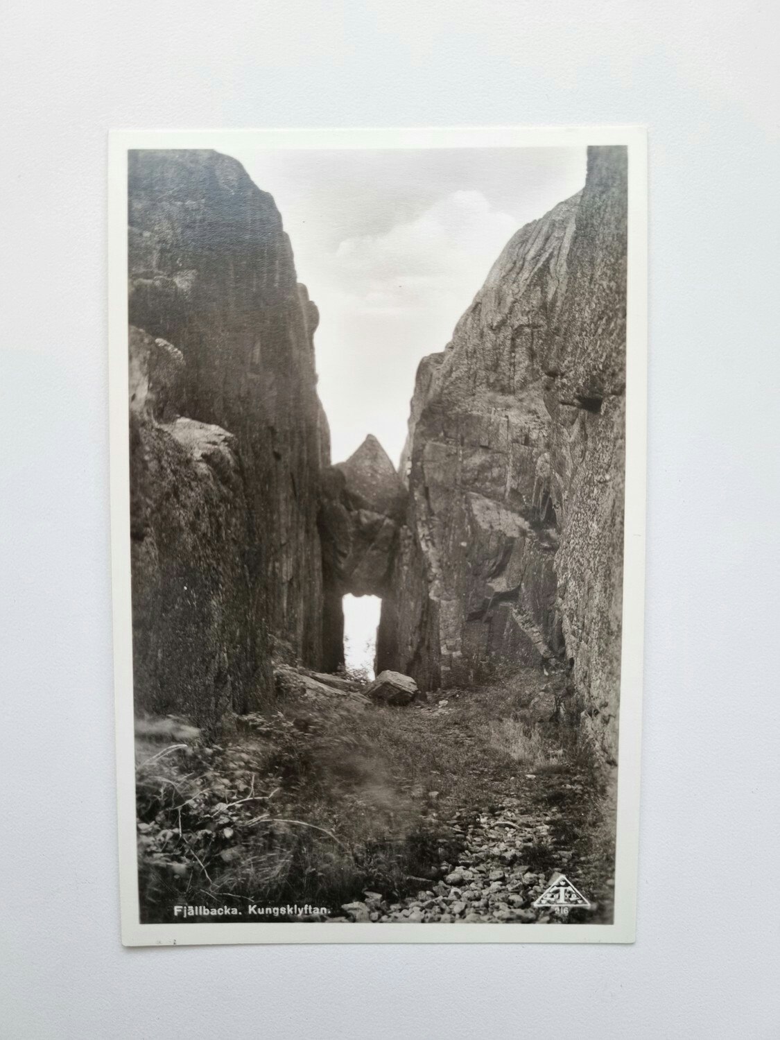 Vykort Fjällbacka. Kungsklyftan