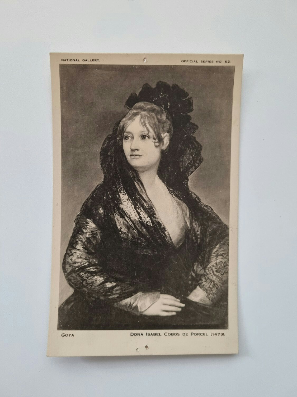 Vykort GOYA DONA ISABEL COBOS DE PORCEL (1473).