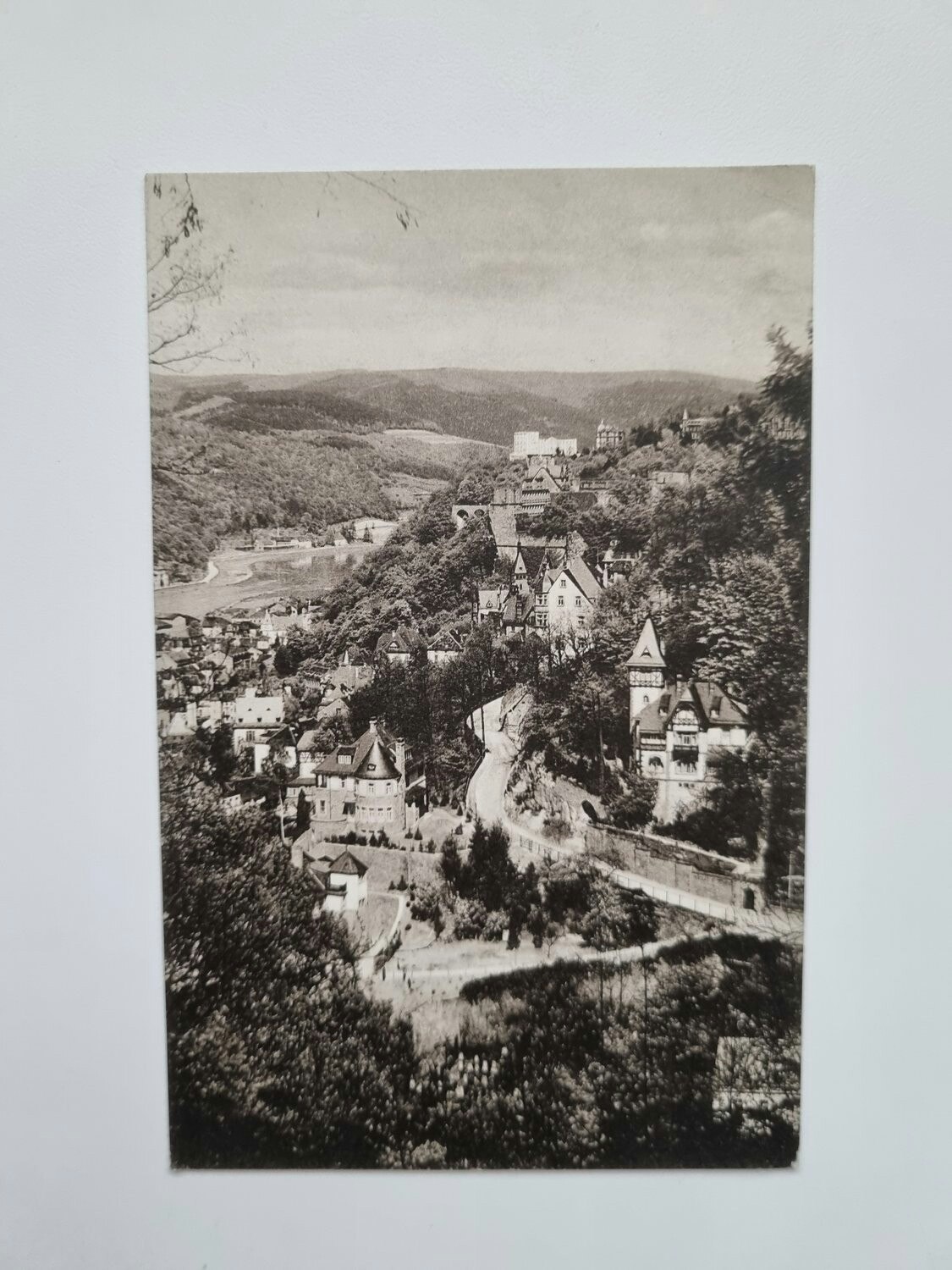 Vykort Heidelberg. Der Graimbergweg