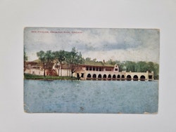 Vykort NEW PAVILION, DOUGLASS PARK, CHICAGO, 1910