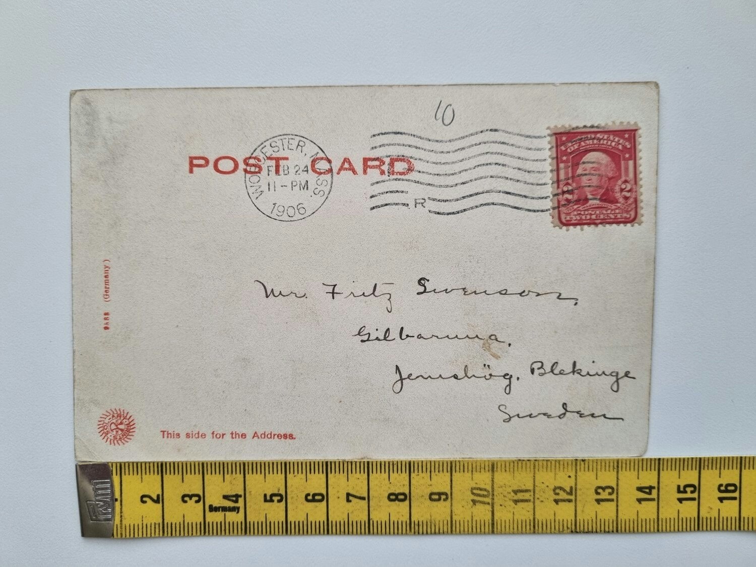Vykort Polytechnic Institute, Worcester 1906