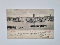 Vykort Stockholm Riddarholmen, 1900