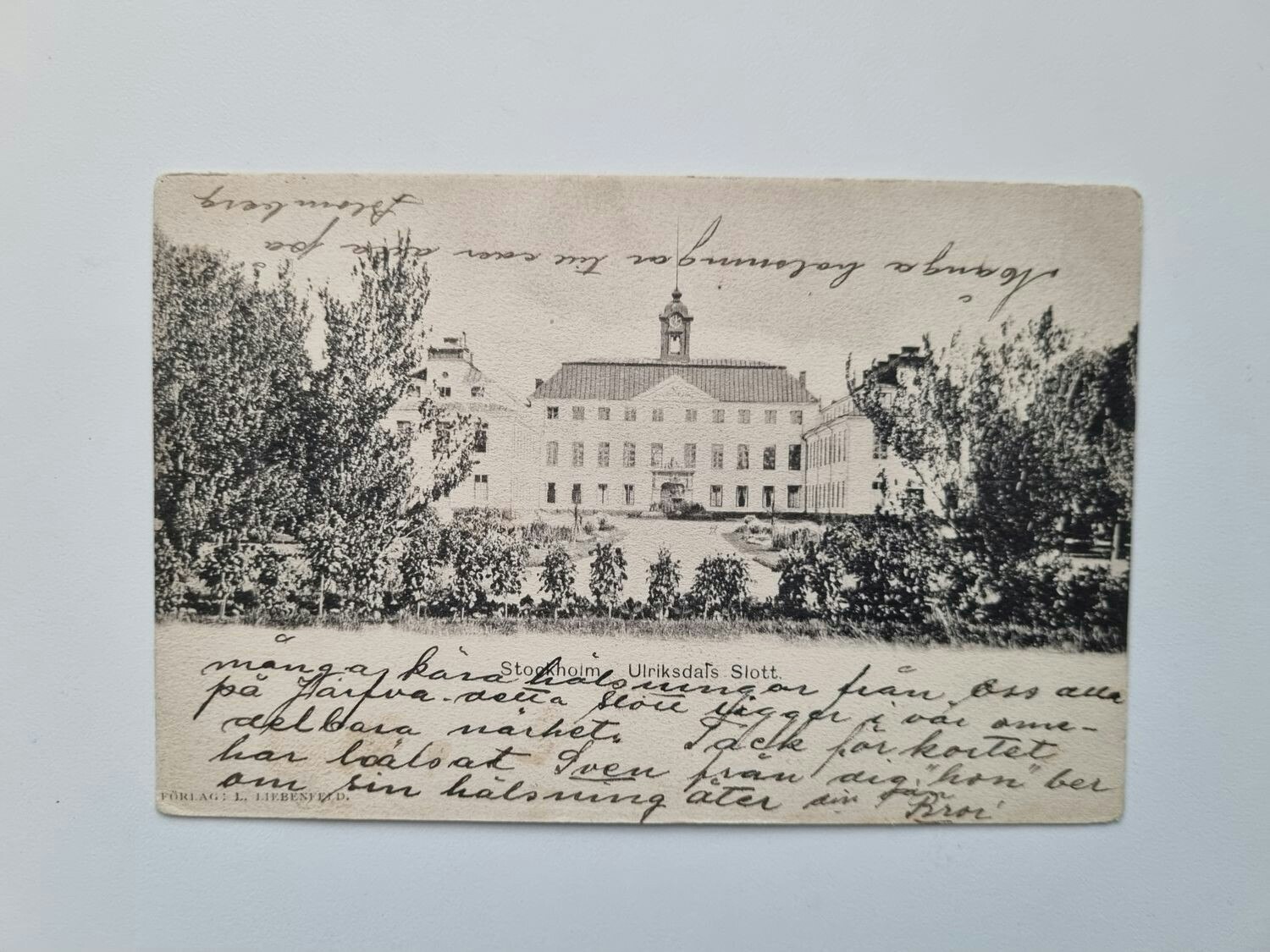 Vykort STOCKHOLM. ULRIKSDALS SLOTT