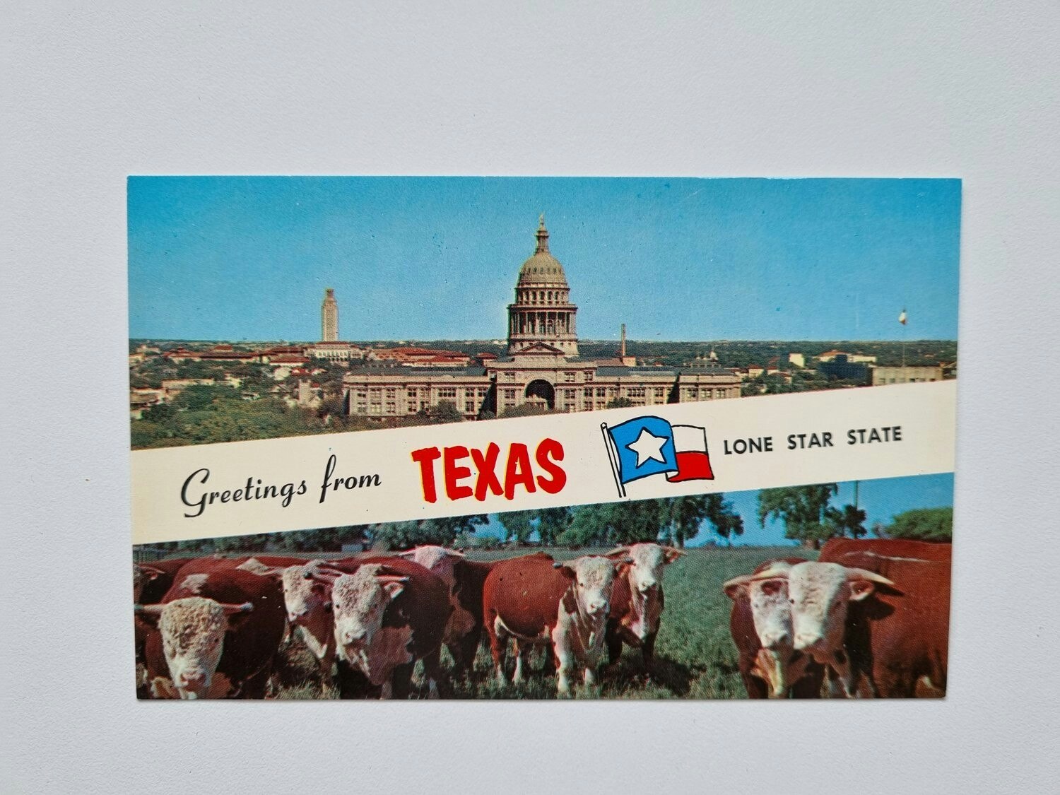Vykort Texas