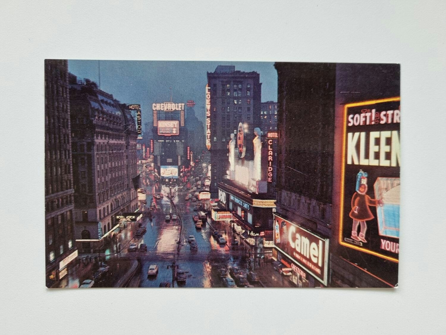 Vykort TIMES SQUARE AT NIGHT New York City