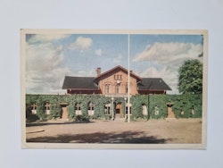 Vykort Trollhättan Järnvägsstation 1959