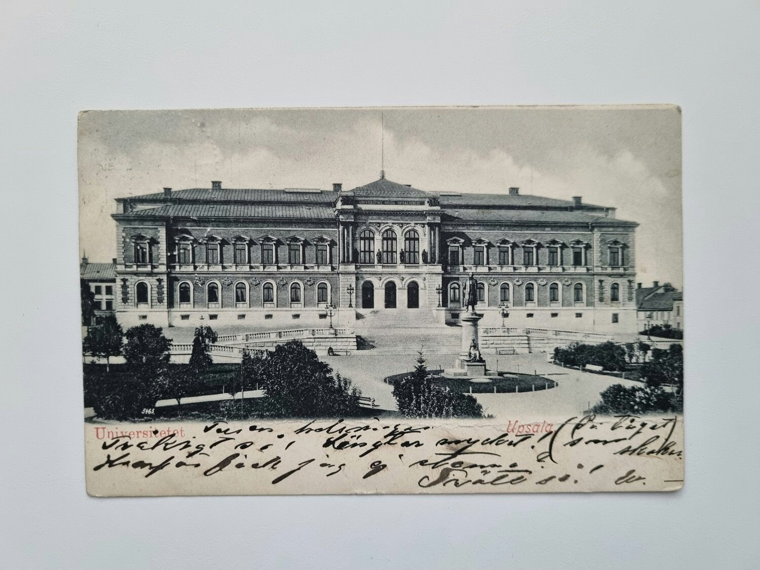 Vykort Uppsala Universitetet 1901