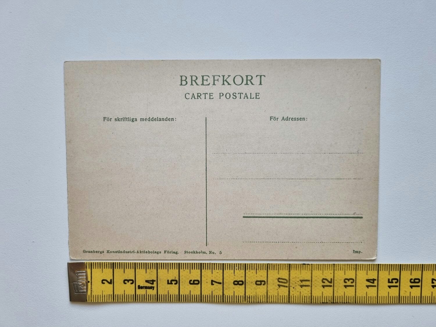 Vykort Utsikt från Björkberget.