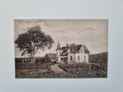 Vykort Villa Solhem. Dalum 1909