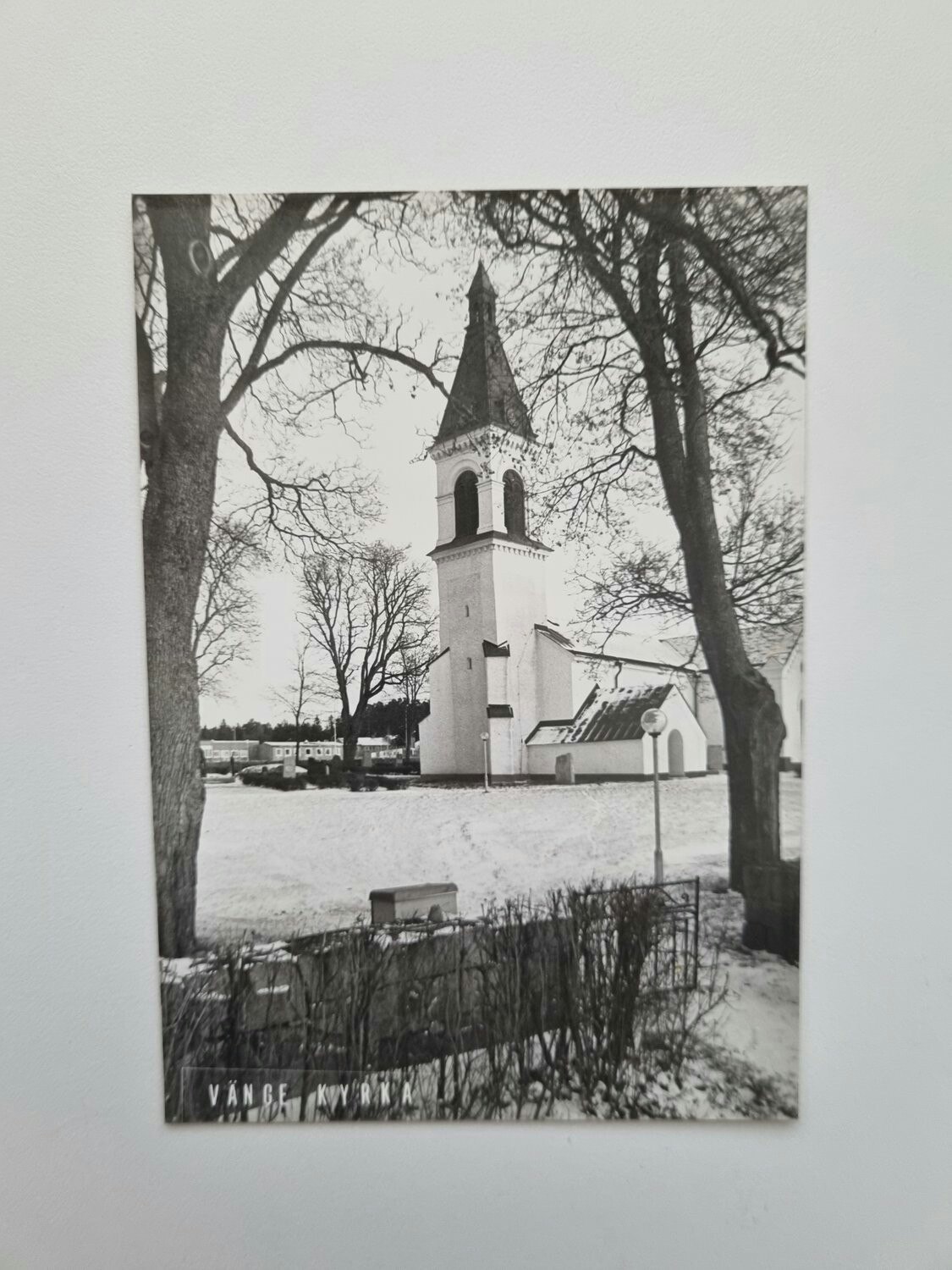 Vykort Vänge Kyrka