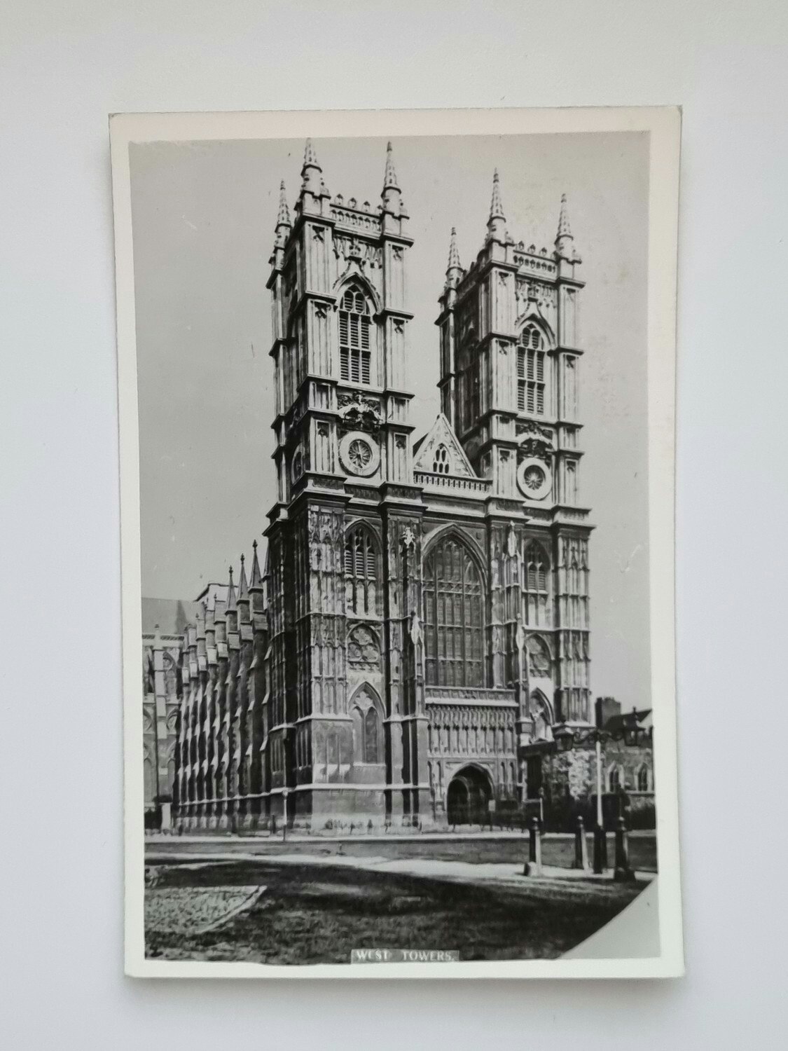 Vykort Westminster Abbey