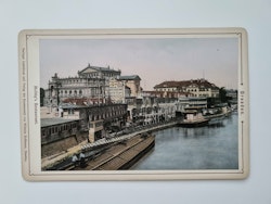 Äldre bild/foto i hårdpapp, Dresden Helbig's Restaurant