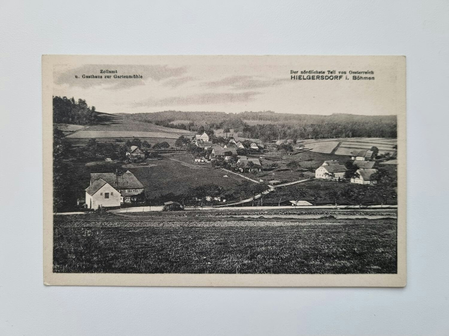 Äldre vykort HIELGERSDORF i. Böhmen