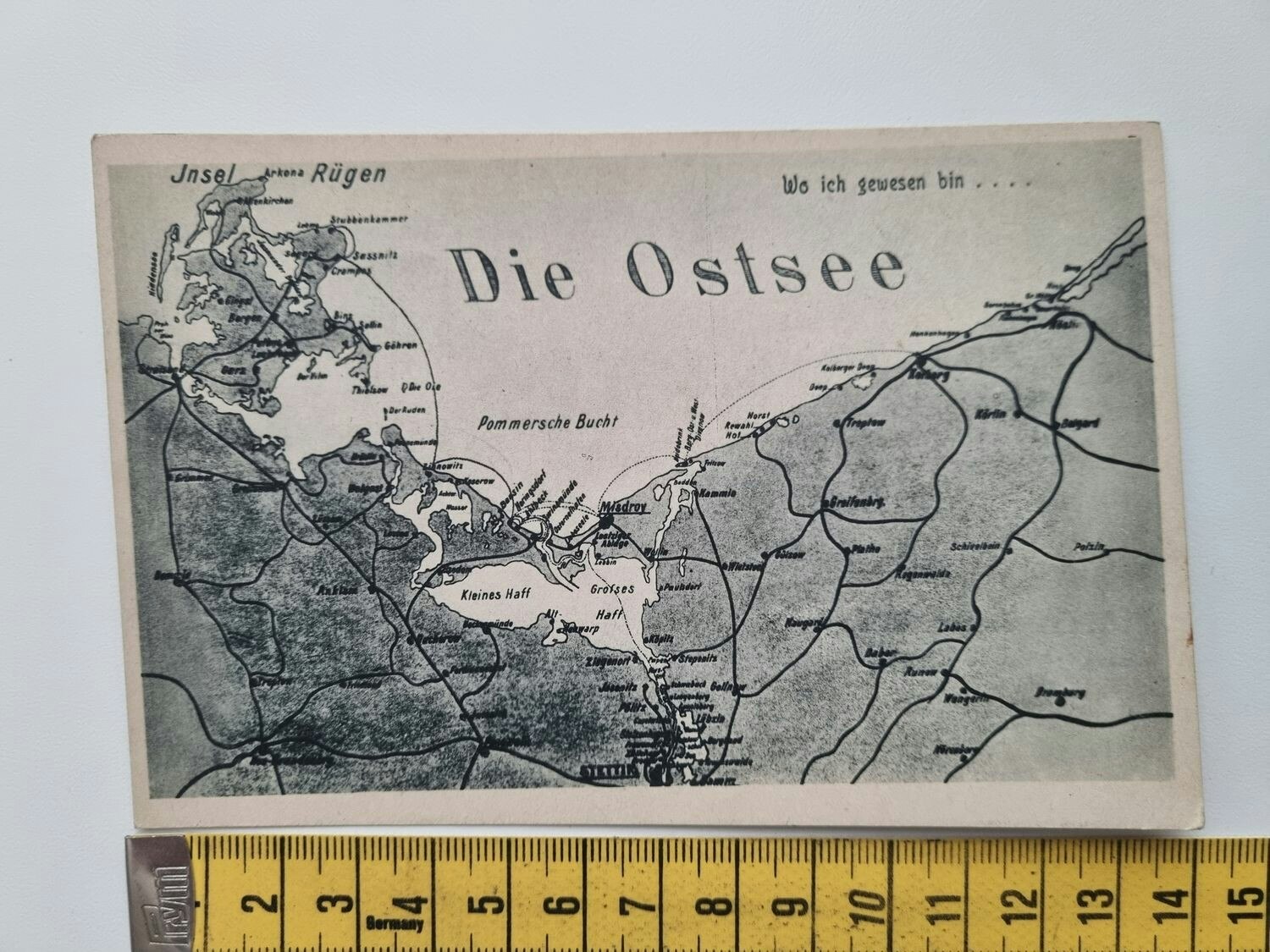 Äldre vykort Die Ostsee