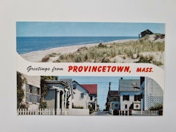 Äldre vykort Greetings from PROVINCETOWN, MASS