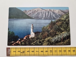 Äldre vykort Lago di Como Nesso chiesa di Borgo