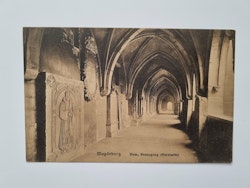 Äldre vykort Magdeburg Dom, Kreuzgang (nordseite)