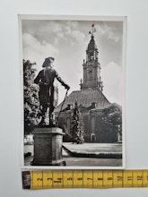 Äldre vykort Potsdam Garnisonkirche und Denkmal Friedrich des Großen