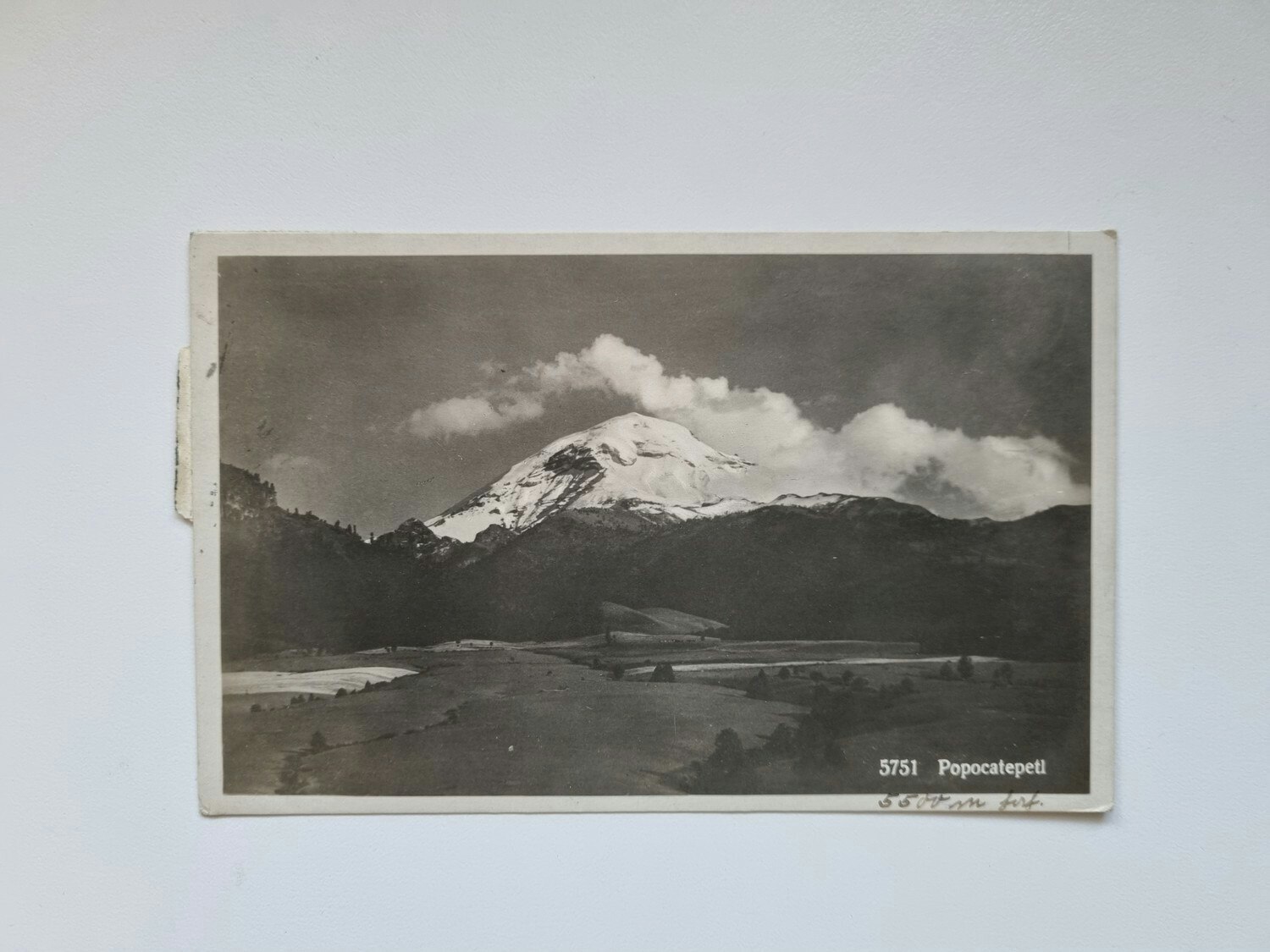 Vykort Popocatepetl, 1925