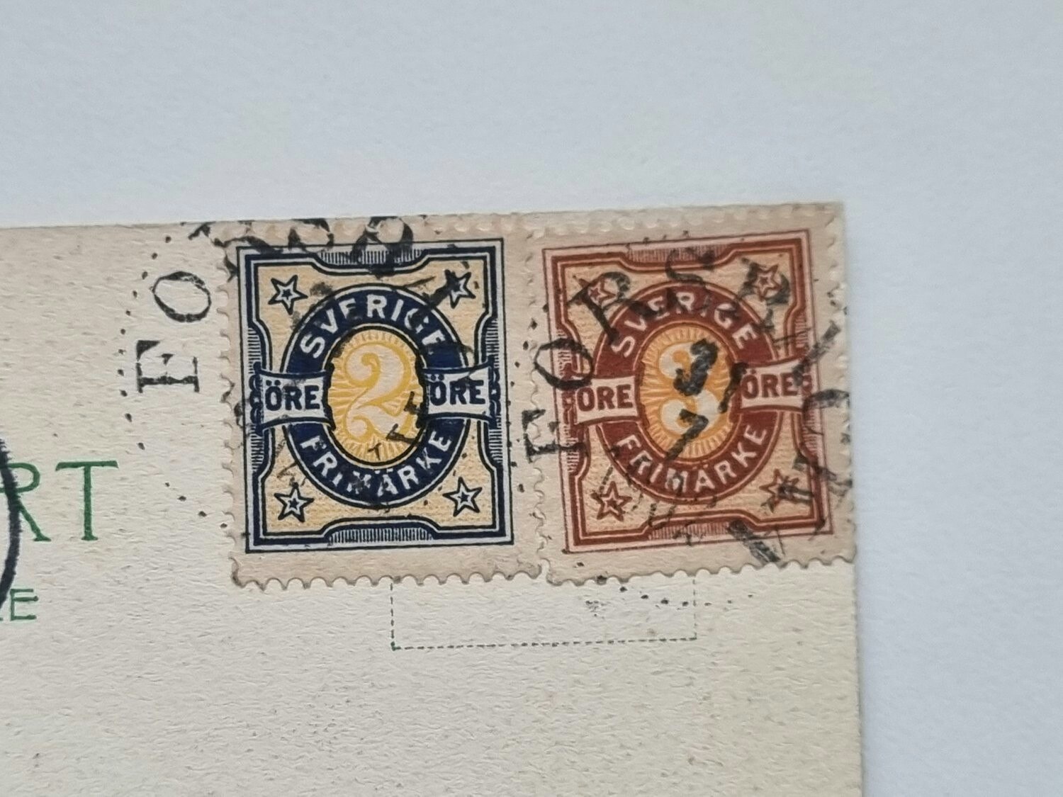 Vykort Forsbacka Herrgården 1902