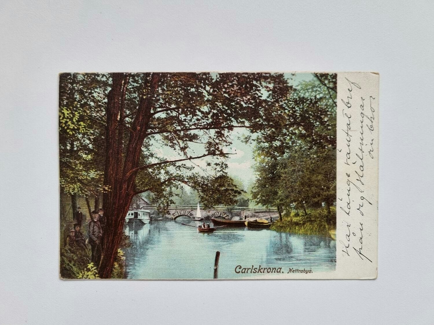 Vykort Carlskrona. Nettrabyå, 1901